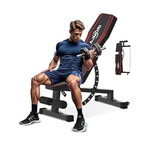 Adjustable Weight Bench,Workout Bench for Home Gym...