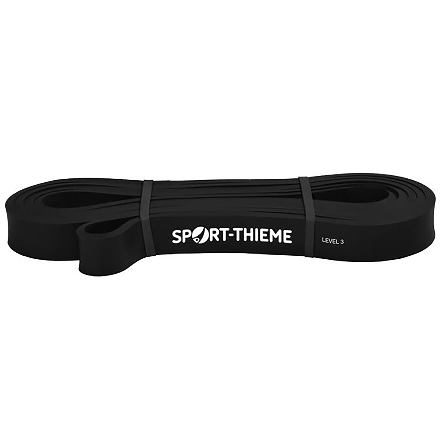 Sport-Thieme Powerband Performer | Naturkautschuk Fitnessband für Stretching und Muskelkräftigung | 104 cm Länge | 4,5 mm Stärke | Für Leichtathletik, Schwimmen, Laufsport