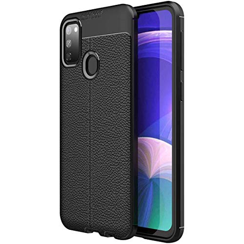 Image of Auto Focus Soft Silicon TPU Back Case Cover for Samsung Galaxy M31 - Black