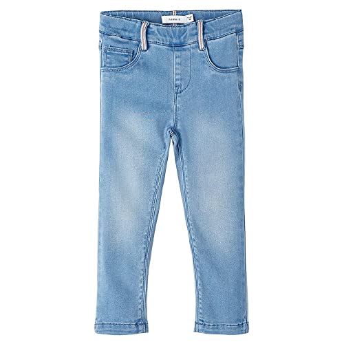 NAME IT Baby Girls NMFSALLI Slim DNM 1380-TO NOOS Legging, Light Blue...
