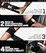 Gymreapers Weightlifting Elbow Wraps (1 Pair) - Flexible 40'' Elbow Compression Strap & Joint Support Brace - For Bench Press, Powerlifting, and Pressing (Black)