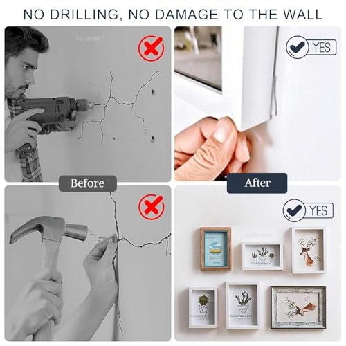 Image of Solitude Pack of 1 Double-Sided Heavy Duty Transparent Tape, Removable & Reusable Mounting Tape for Walls, Kitchen, Office, DIY 2mm x 3m Roll