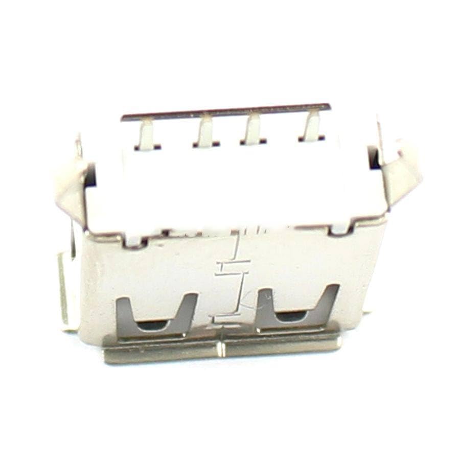 Generic 20 Pcs USB Female 4 Pin Type-A DIP Socket Connector 15.0