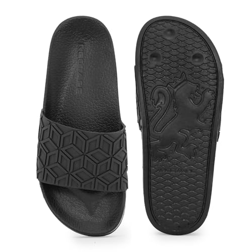 Image of Red Tape Womens Sliders in Slate Blue | Casual Pool Sliders | SLATE BLUE | 3 UK