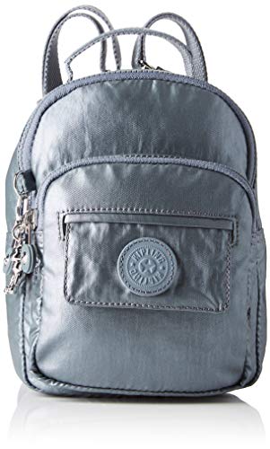 Kipling: Alber  Mochilas Mujer  Gris  Steel Metal   16x21.5x10.5 cm