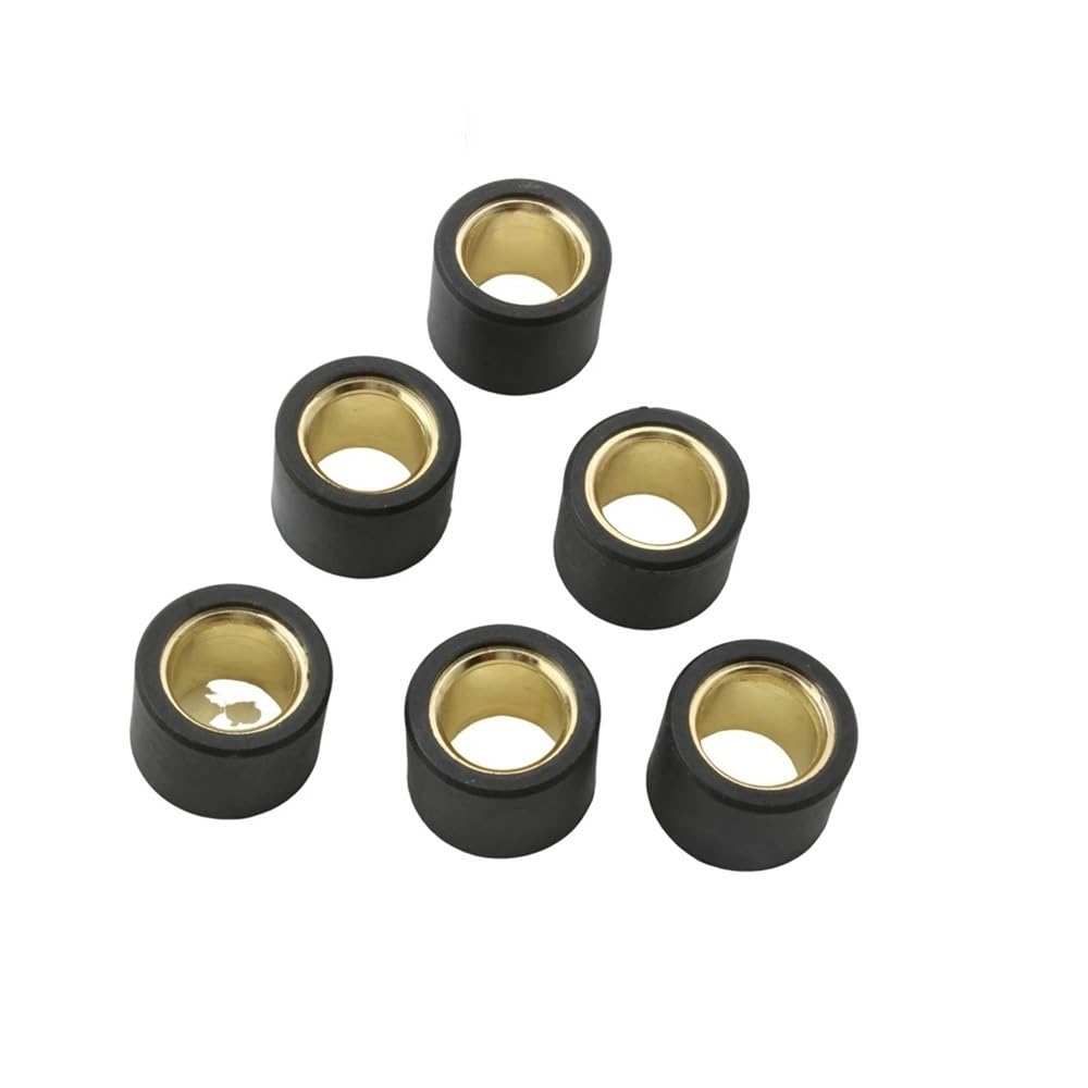 Lot de 6 galets de variateur de 13 g (21 x 17 mm) for scooters Pia Beverly 125 Tourer EU3, Carnaby MP3 IE X Evo X7 X10 125 cm³ - Pièces de rechange