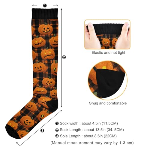 Image of Wusikd Pirate Skulls Compression Socks for Women and Men Circulation Cute Long Socks for Athletic Running 1