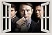 Produktbild Unified Distribution Hannibal TV Serie Dr. Hannibal Lecter - Wandtattoo mit 3D Effekt, Aufkleber für Wände und Türen Größe: 92x61 cm, Stil: Fenster