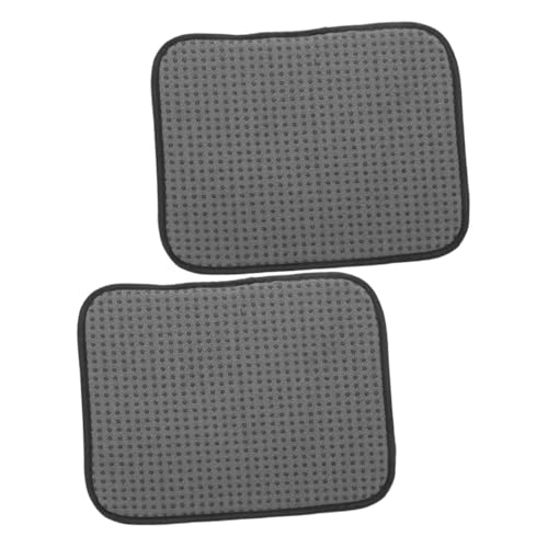 SUPVOX Bowling Ball Cleaning Kit 2pcs Soft Cleaning Towels Polishing Pad Anti-Slip Bowling Mat Pads for Ball Care