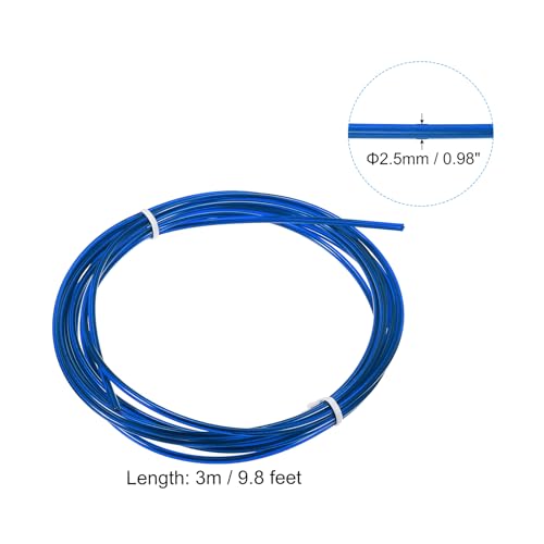 PATIKIL 10Ft Speed Jump Rope Replacement Cable, 2.5mm Professional Skipping Rope Steel Wire Replace for High Speed Jump Ropes Blue - Image 2