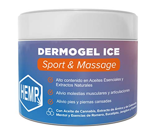 QKnatur - Crema Cannabis 500ml - Alivio Activo Músculos y Articulaciones - Dermogel Con Aceite de Cannabis, Árnica, Caléndula y otros Extractos Naturales - Alivio Pies, Piernas, Rodillas, Espalda