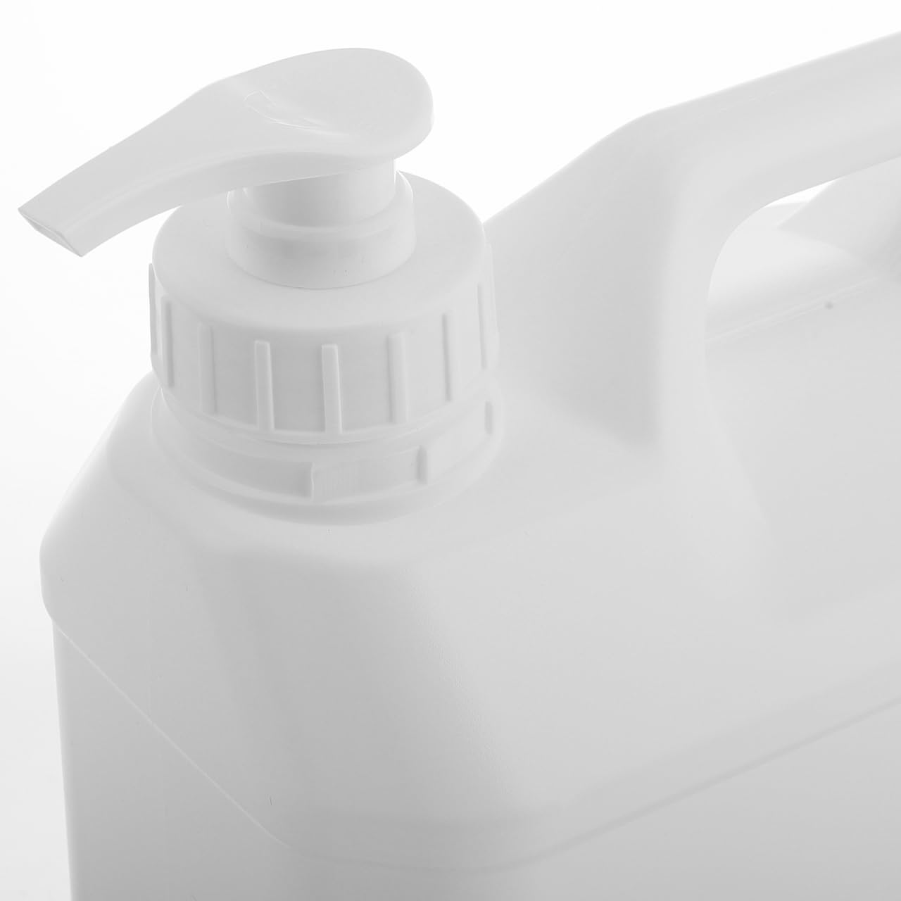 GANAZONO Contenitore in vetro di plastica da 2 l, vuoto con ponte della pompa, shampoo, contenitore per imballaggio, 2 l, con design a pompa, ideale per viaggi, palestra, casa, ecologico e pratico