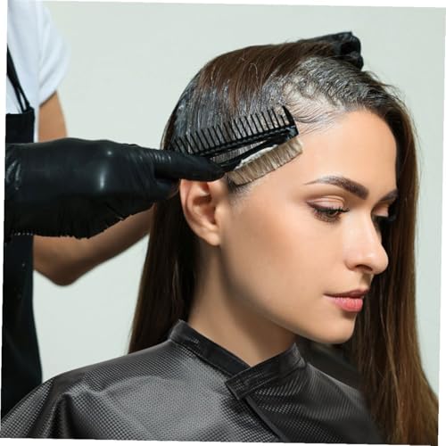 Capa para corte de cabello negra 2 piezas para adultos miniatura 4