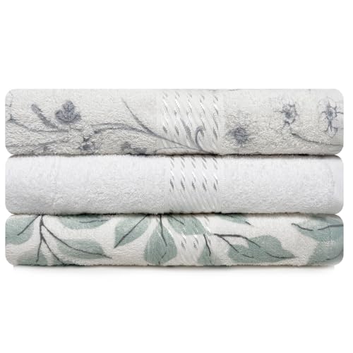 Kit 3 Toalhas de Banho 100% Algodão Prisma Dohler