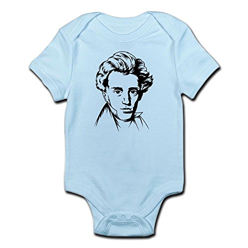 CafePress Kierkegaard Philosophy Infant Bodysuit Cute Infant Bodysuit Baby Romper Sky Blue