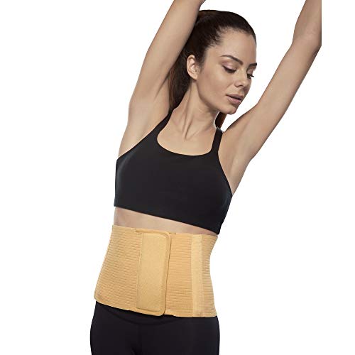 Image of Vissco Abdominal Belt Width 10 Inchfor Post Pregnancy support, Abdominal surgery, Helps in toning the abdomen muscles -Large (Beige)
