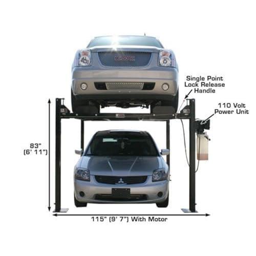 Atlas® Garage Pro 8000 Portable Hobbyist 8,000 Lbs. Capacity 4 Post Lift - Image 5