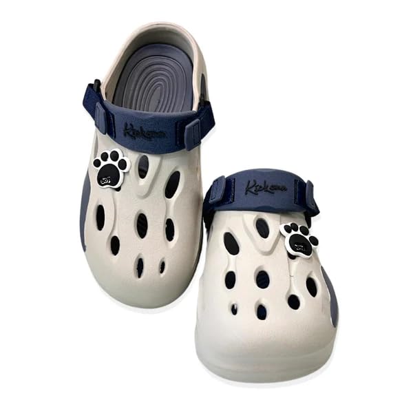 Image of Kickonn Men's Clogs - Slip-On Indoor /Outdoor Clog Shoes with Arch Support, Non-Slip Sole & Cushioned Footbed - Comfortable House, Work, Travel Footwear for Men