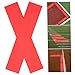 Sosoport 8Pcs Non-Slip Football Training Signs Carpet Markers for Soccer Basketball Tennis Durable Flat Spot Markers for Sports Field Court