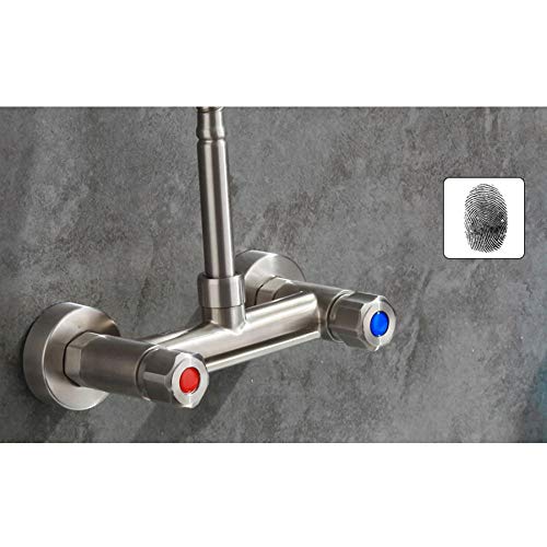 Robinet de cuisine eau chaude froide à levier simple pour évier et buanderie - 4
