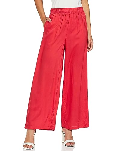 Image of Fancy Star Women Super-Combed Cotton and Rayon Solid Full Length Regular Palazzo