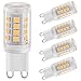 G9 LED Lampen 2W Neutralweiß 4000K, 280LM G9 LED Glühbirne, Entspricht 28W Halogen birne, Kein Flackern LED G9 Leuchtmittel, AC 220-240V, 360°Abstrahlwinkel, 5er Pack