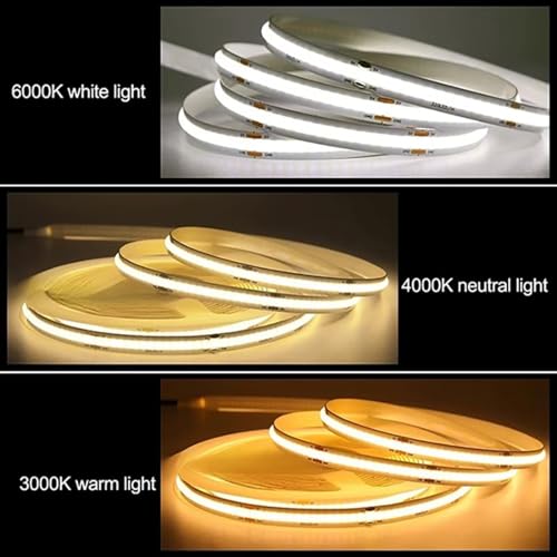 Cinta LED COB 5M 4000K con sensor y modos ajustables miniatura 4