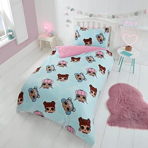 Coco Moon LOL Surprise Winter Chill Fluffy Fleece Blanket Single Duvet And Pillow Bedding Set For Children Cover