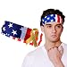 Monkey Movement Patriots American Flag Sports Bandana for Men & Women: Sweat-Wicking Headband for Exercise, Running, Crossfit, Tennis, Football, Volleyball, Athletics, and Any Workout