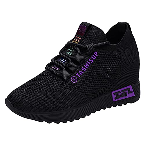 riou Zapatos Deporte Mujer Zapatillas Deportivas Fitness Gym Outdoor Sneaker Estudiante Ligeros Transpirable Antideslizante Zapatillas Zapatos de Trabajo Negro Azul Gris Blanco Verde