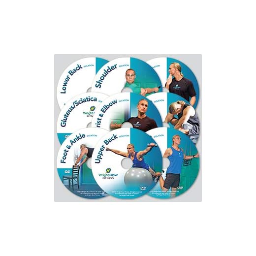 9 Isolation Exercise and Stretch Workout DVDs to Lessen Pain, Increase Strength, Improve Flexibility and Range of Motion from Head to Toe with Aaron Wright