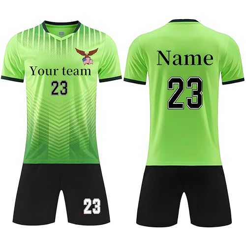 DVGEY Custom Soccer Jerseys with Name, Number, Logo for All