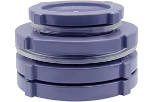 JoyTube 3" Female PVC Bulkhead Fitting with Plug