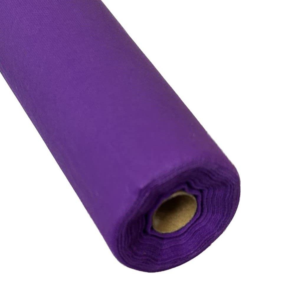 Generico ROTOLO TNT DA 50 CM X 20 METRI - 60gr | TOVAGLIA USA E GETTA COPERTURA INTERNI ESTERNI TAVOLI FESTE CERIMONIE EVENTI FIORISTA (Viola)