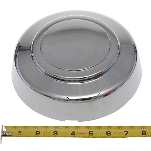 Cover Trend (Set Of 2 Piece) Chrome Front Center Cap, Aftermarket Fits 1995-2014 2Wd Ford Van E150 E250 E350 Truck F250 F350, Hub (3140-F; Chrome Plated Plastic) #TOP1