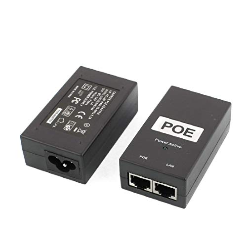 2Pcs 24V 1A Ethernet Switch Adapter POE Power Supply Injector Power Over miniatura 1