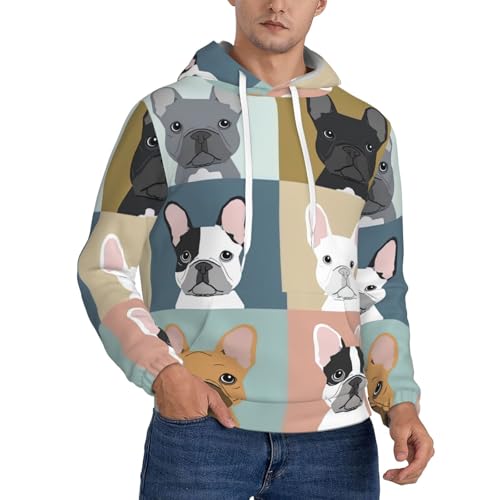Sweat à capuche homme bouledogue français pour ne plus choisir entre chaleur et légèreté