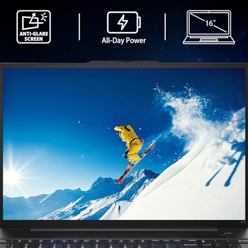 Image of Lenovo ThinkPad E16 G2 Laptop w /Backlit Keyboard, Intel Core Ultra 5 125U (>Ultra 7 165U), 40GB DDR5 RAM, 2.5TB(2TB SSD+500GB External), 16 inch WUXGA IPS Anti-Glare Display, Fingerprint, Windows 11 Pro