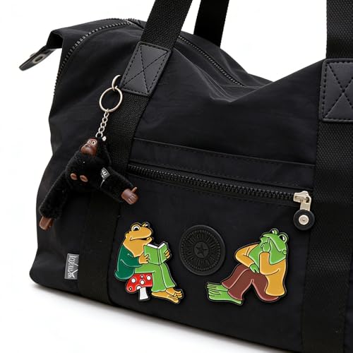 Image of Funny Animal Enamel Pins Set Corgi Frog Goose Cat Themed Badge Pins for Backpack Novelty Lapel Pins for Clothes Cartoon Brooches for Hats Bags Jackets