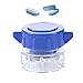 EXCEART Pill Crusher Cutter Splitter Grinder Pill Crusher Pulverizer Pill Box Container Pill Breaker Slicer Chopper Divider (Blue)