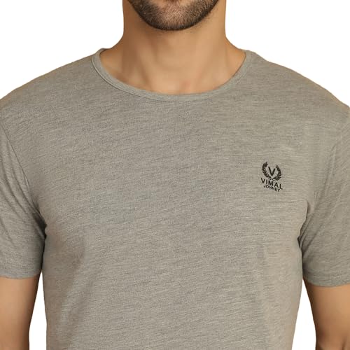 Image of Mack Jonney Solid Round Neck Cotton Half Sleeves Tshirt for Men(Pack of 3)-MACK634866