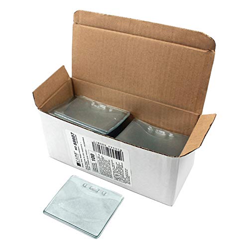 C-Line Heavy Duty Vinyl Badge Holders, Horizontal, 2.38...