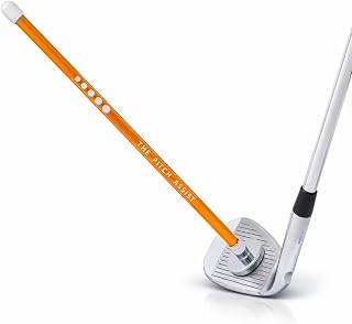 THE Pitch Assist Golf Magnetic Alignment Rods Club Face Magnet | Golf Training Aid Alignment Stick for Precise Aim and Swing Path Feedback