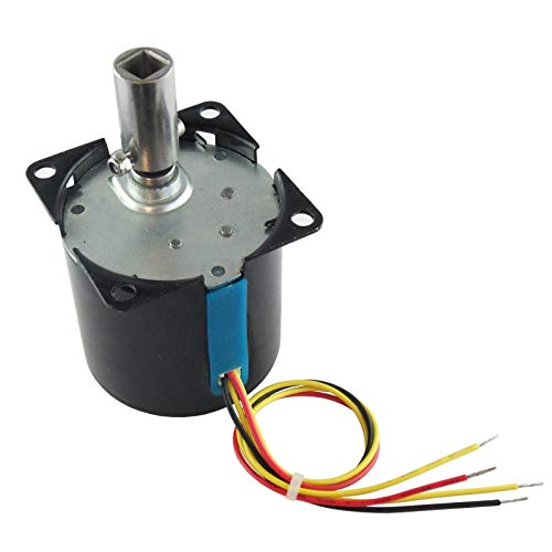 AC Synchron-Getriebemotor mit 8mm Grillspieß-Aufnahme, 60mm, 230V, 50Hz, 4W (2 Umdrehungen/Minute)