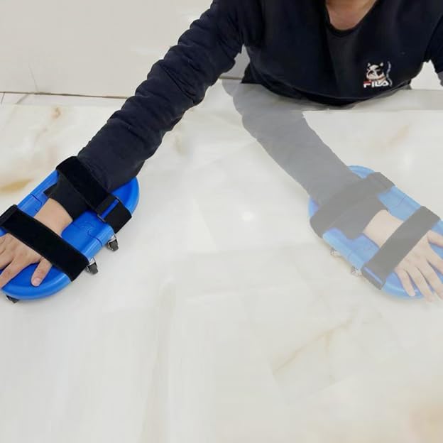Miniatura 4 de Patineta de ejercicio de brazo, monopatín de rehabilitación desmontable, ruedas giratorias de 360 para mano, brazo, recuperación de manguito
