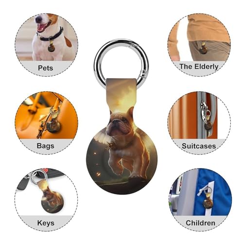 Funda para Airtag a prueba de golpes pack de 4 llaveros para evitar pérdidas 3