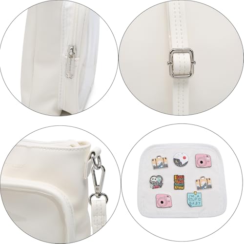 Image of Mini Ita Crossbody Purse, Pin Display Small Shoulder Bag For Anime