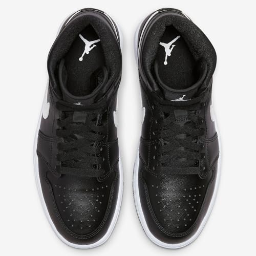 Jordan Womens Wmns Air 1 Mid DV0991 001 - Size 8W Black/White-black2