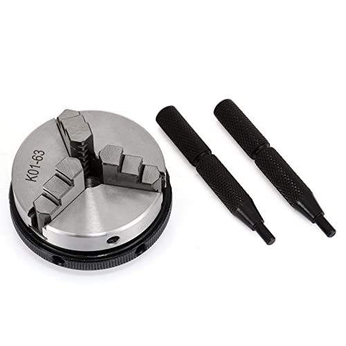 Mandrin de tour M14 en métal robuste 63 mm pour usinage précis