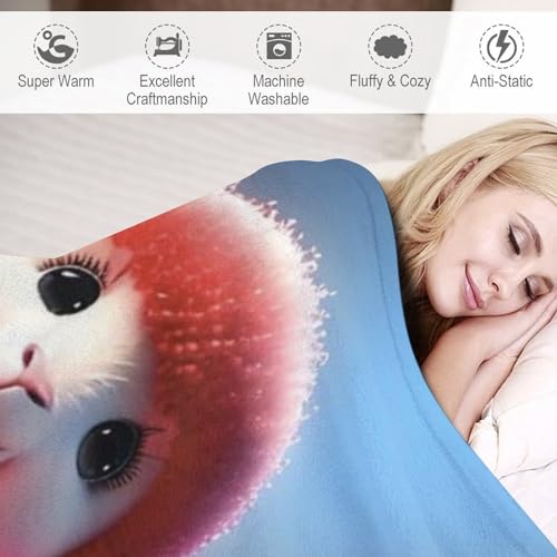 Couverture Mouton Mignon douce et confortable au tissage premium pour lit moderne - 4